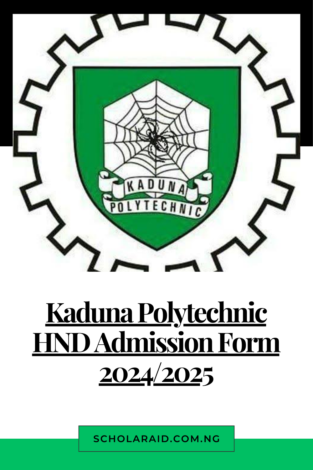 Kaduna Polytechnic HND Admission Form 2024/2025