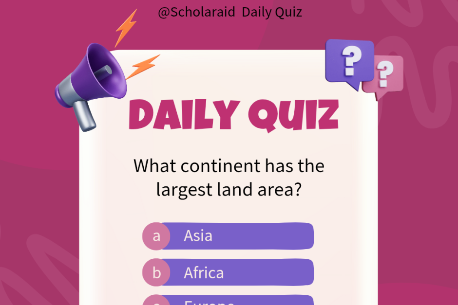 Scholaraid Daily Quiz