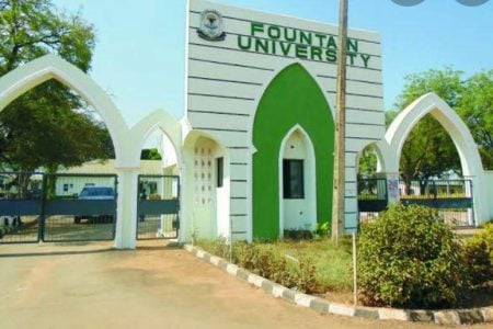 Fountain University Post UTME Form 2025/2026